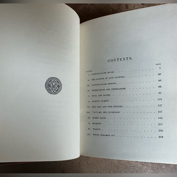 Antique Through the Looking Glass (sequel to Alice in Wonderland MacMillan - Picture 6 of 10